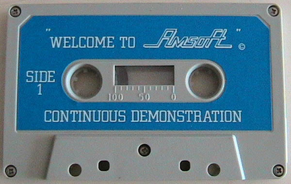 Cassette K7 Amstrad 464 - Démonstration Bienvenue Chez Amsoft