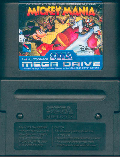 Jeu Sega Mega Drive Mickey Mania - Complet Avec Boîte Et Notice, Bon état